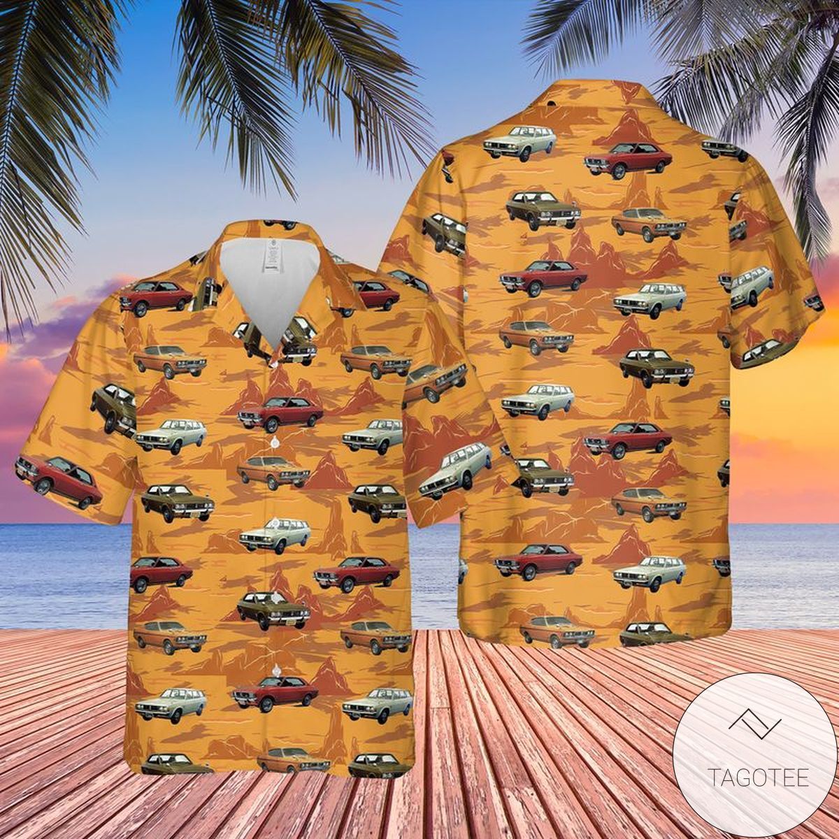 Mitsubishi Galant Car Hawaiian Shirt Exclusive Look