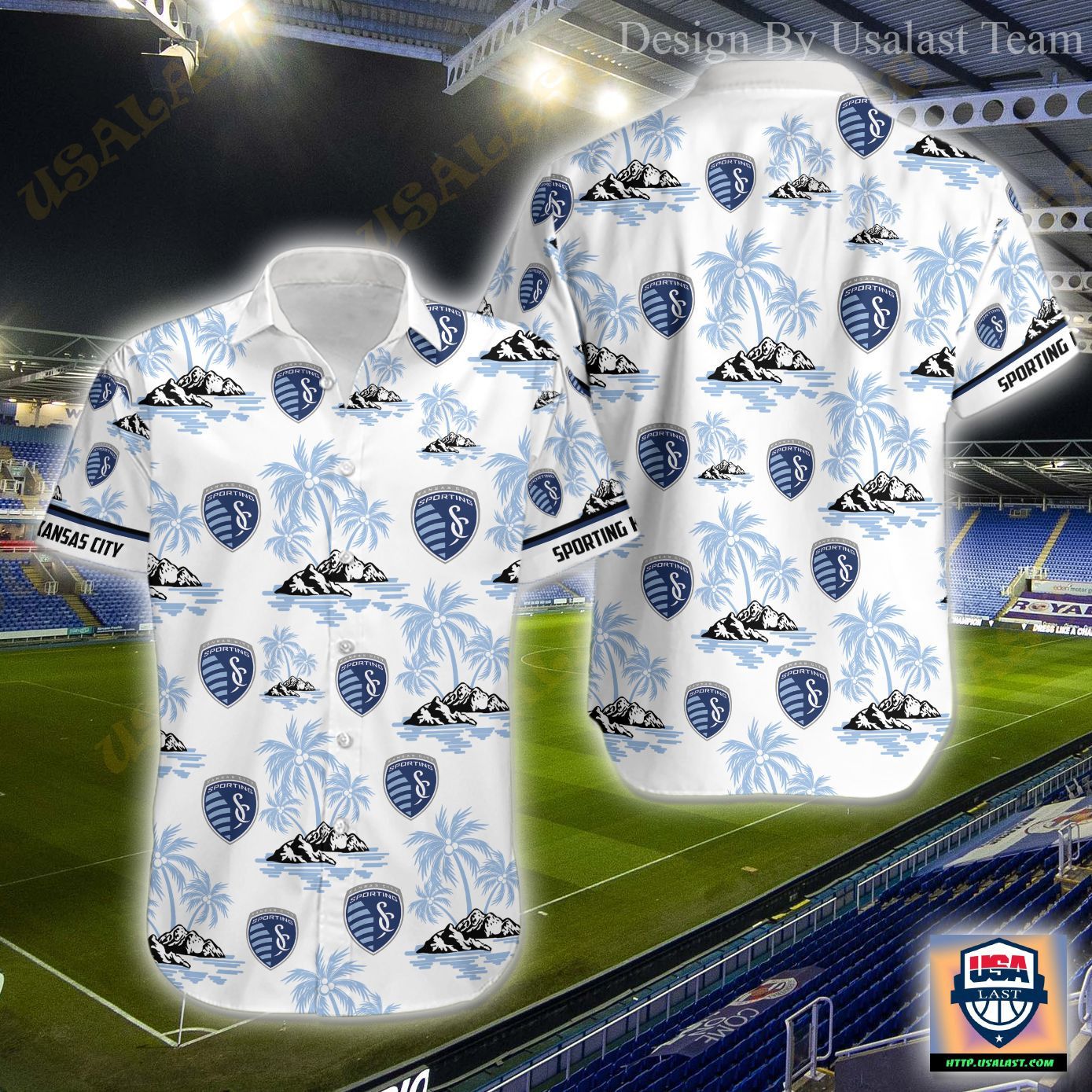 Mls Sporting Kansas City Coconut Tree Trendy Hawaiian Shirt Aloha Shirt