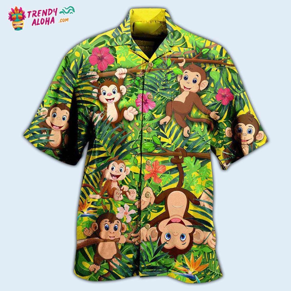 Monkey Animals Are My Spirit Hawaiian Shirt – Trendy Aloha