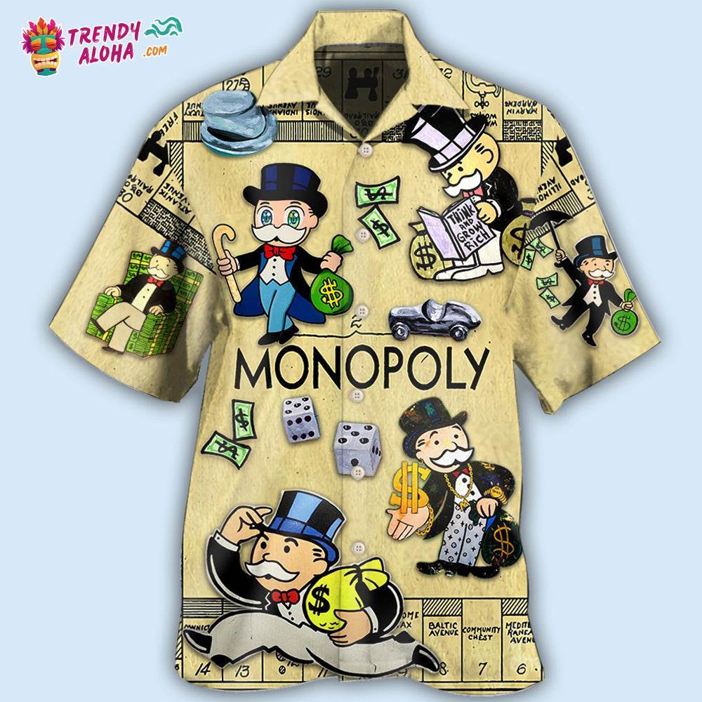 Monopoly Style Hawaiian Shirt – Trendy Aloha