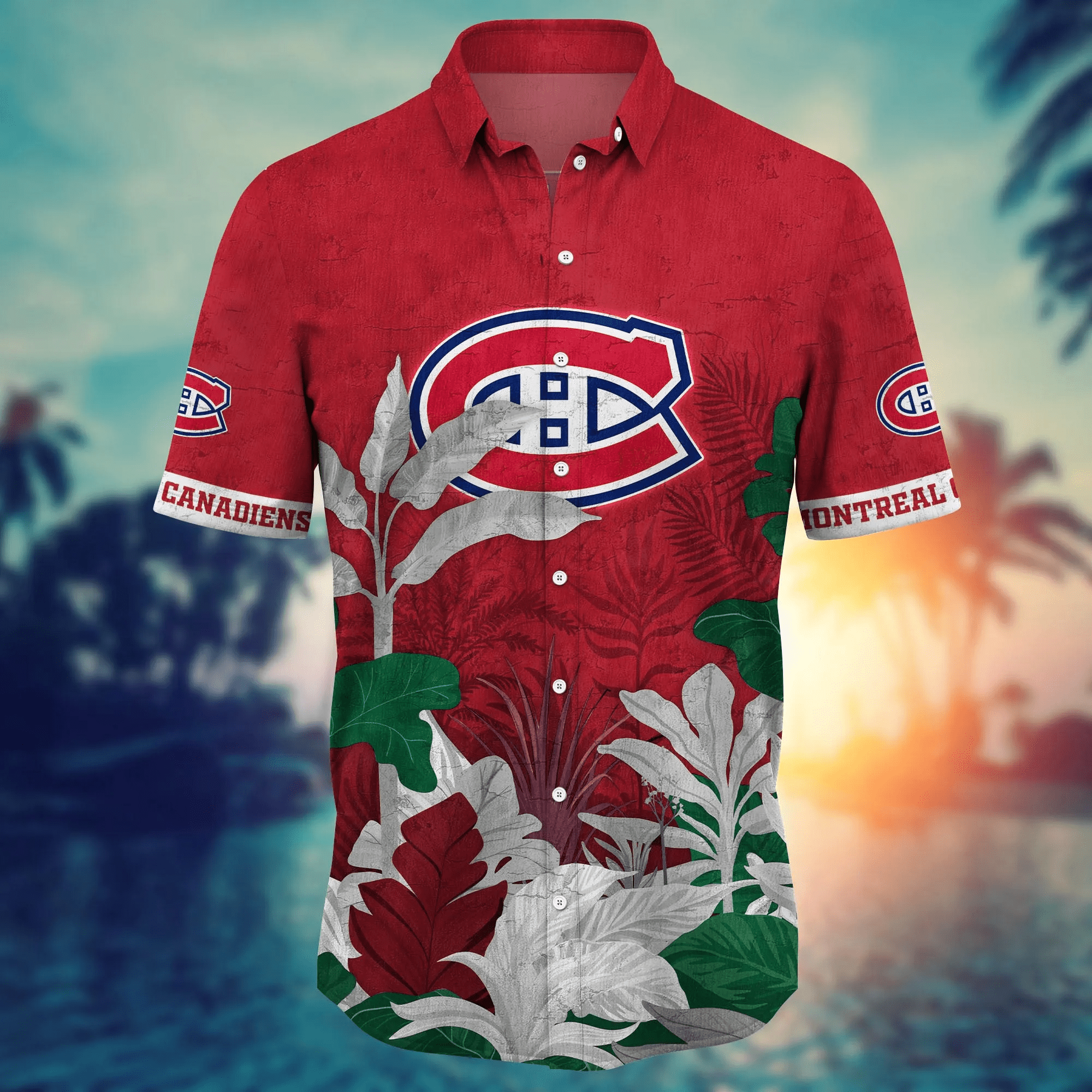 Montreal Canadiens NHL Hawaiian Shirt Heat Aloha Shirt