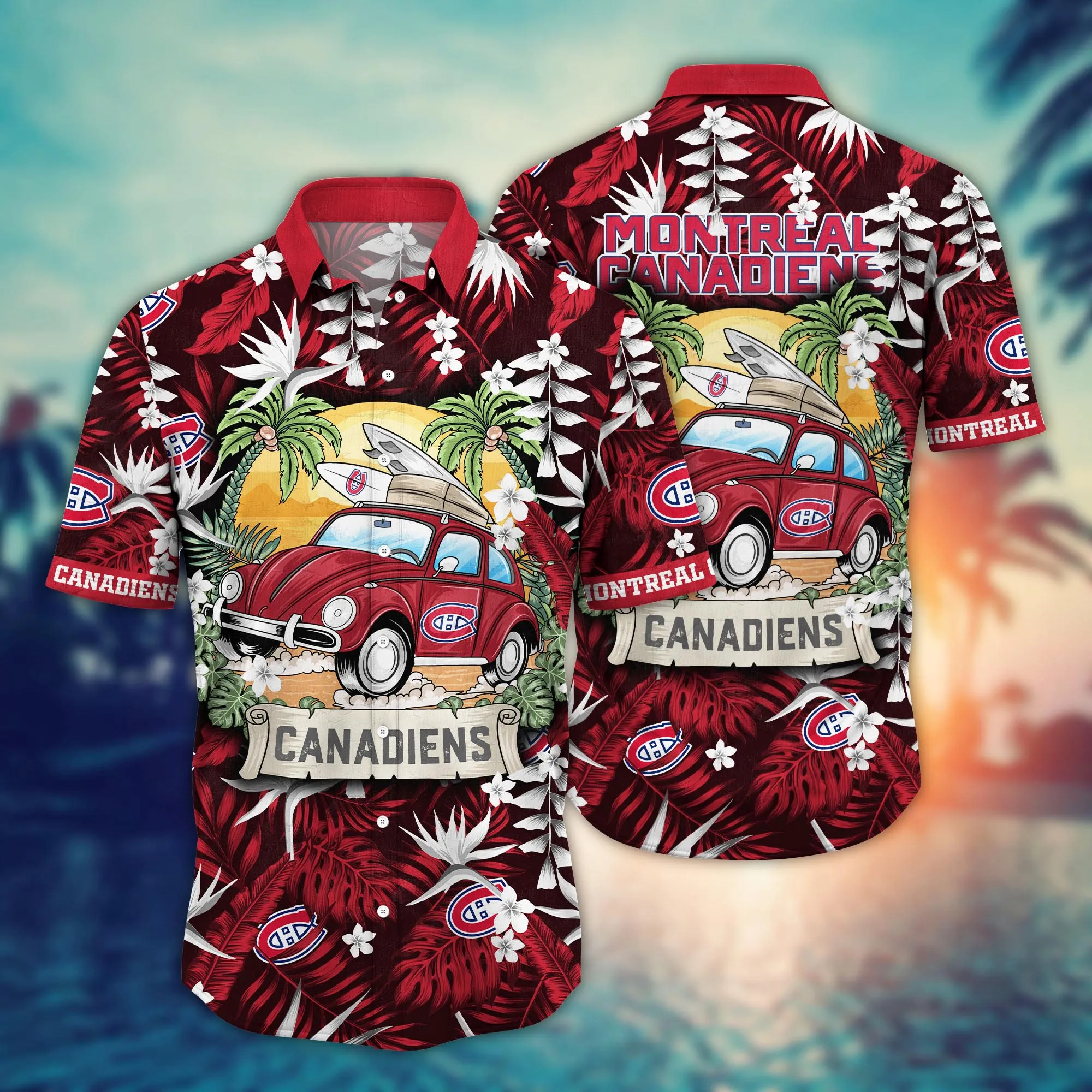 Montreal Canadiens NHL Hawaiian Shirt Hot Sandstime Aloha Shirt Montreal Canadiens NHL Hawaiian Shirt Hot Sandstime Aloha Shirt