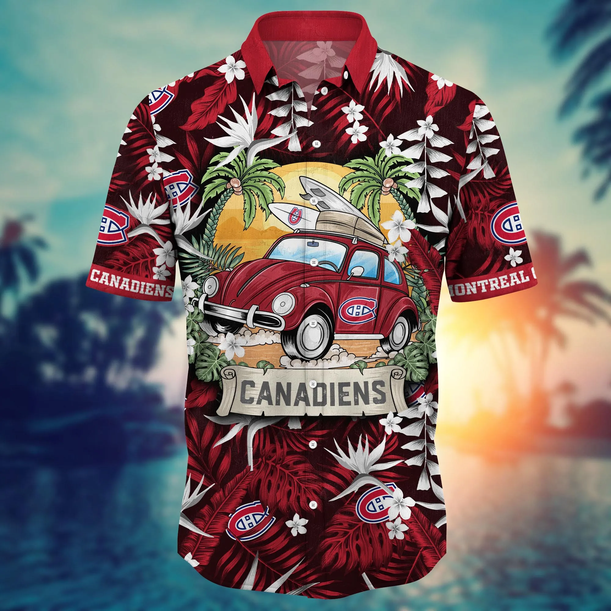 Montreal Canadiens NHL Hawaiian Shirt Hot Sandstime Aloha Shirt