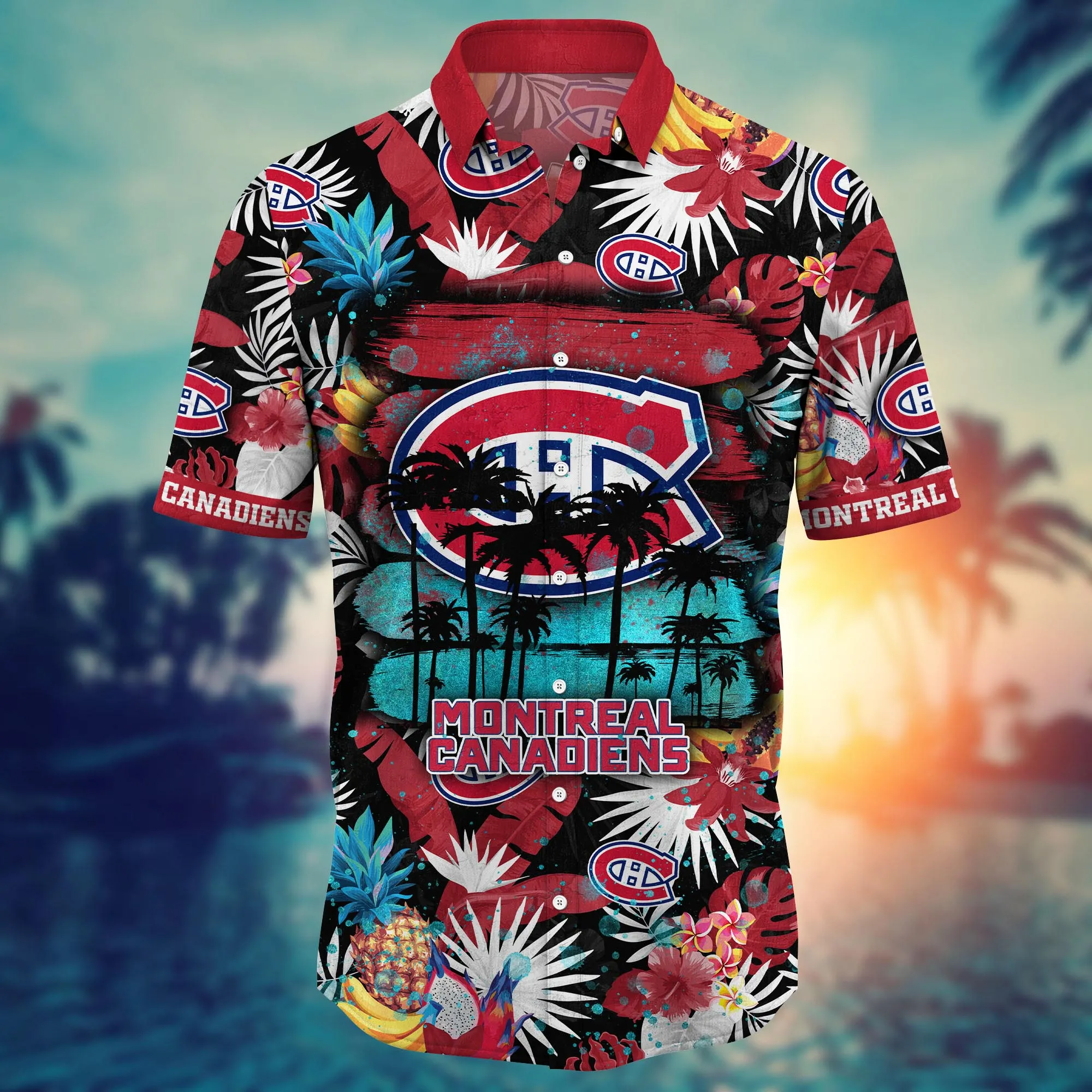 Montreal Canadiens NHL Hawaiian Shirt Junetime Aloha Shirt