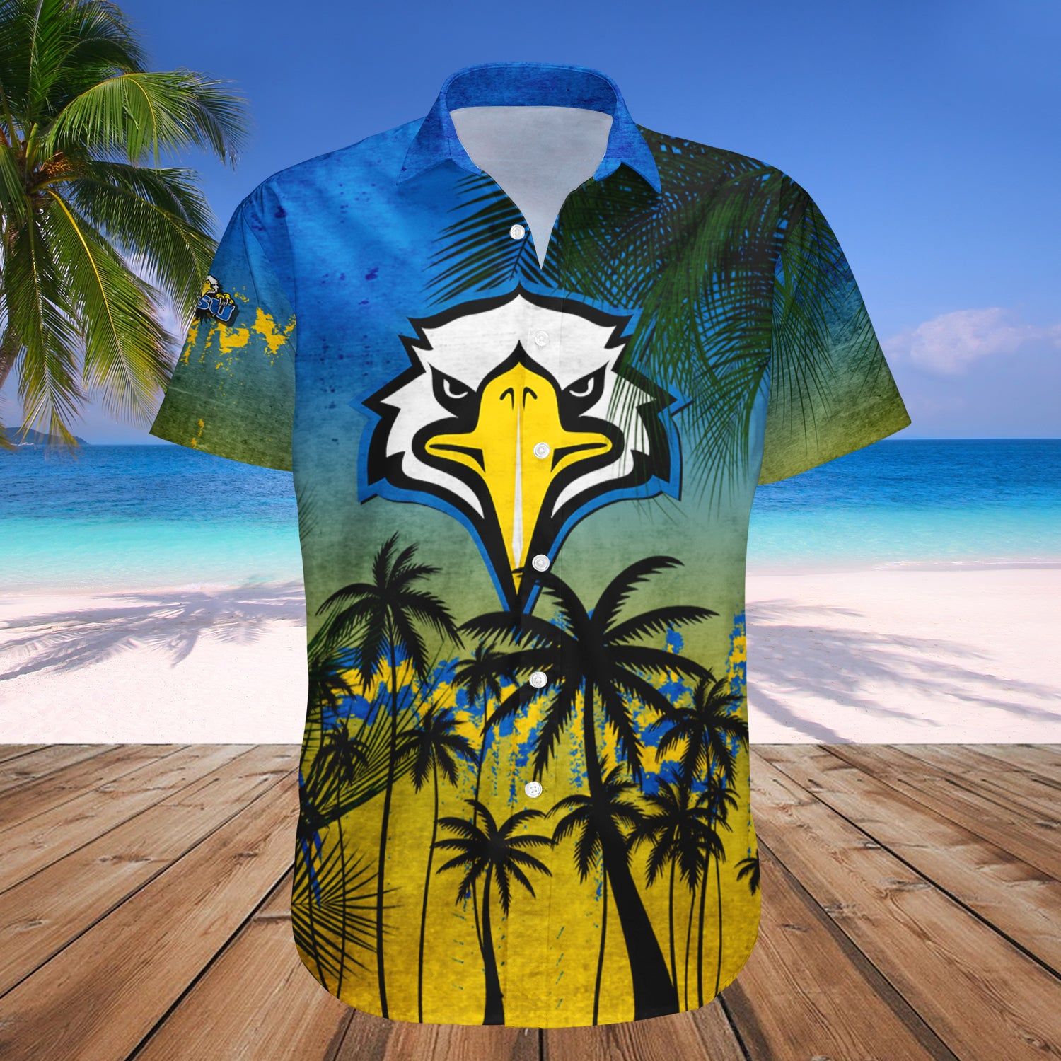 Morehead State Eagles Hawaii Shirt Coconut Tree Tropical Grunge – NCAA