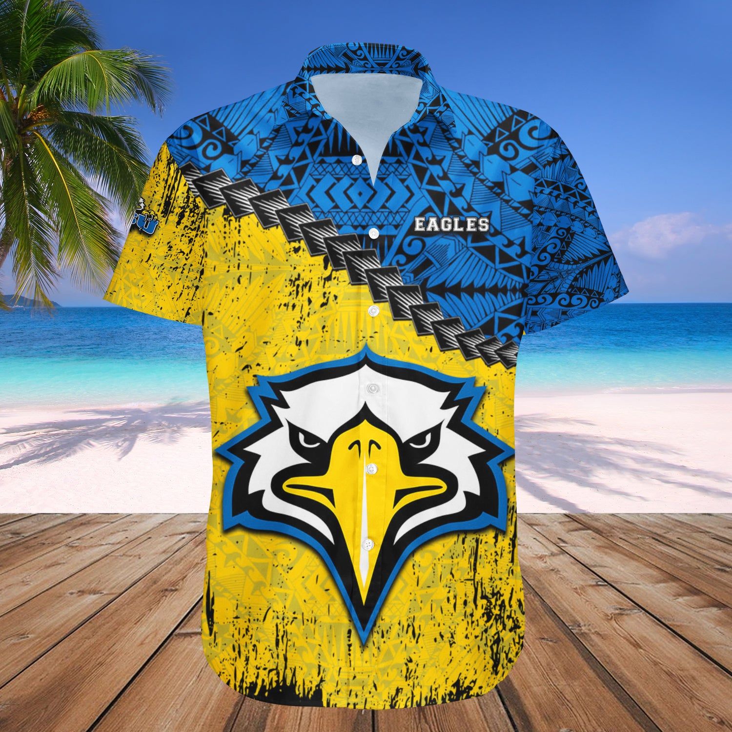 Morehead State Eagles Hawaii Shirt Grunge Polynesian Tattoo – NCAA