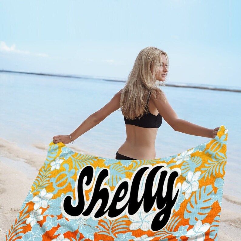 Mothers Day Special Personalized Beach Towels Perfect Gift Vacation