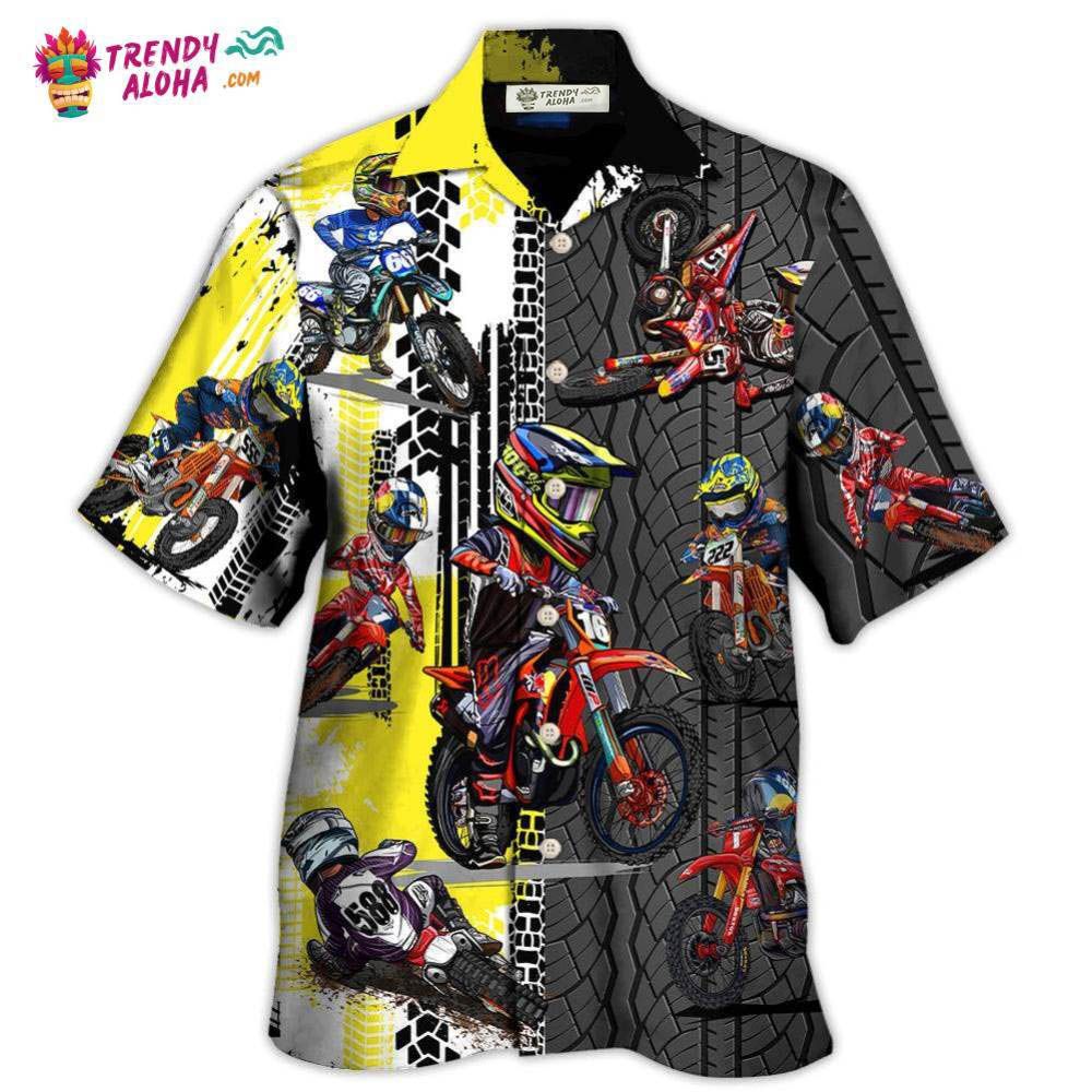Motocross Racing Lover Motorcycle Art Style Hawaiian Shirt – Trendy Aloha Motocross Racing Lover Motorcycle Art Style Hawaiian Shirt – Trendy Aloha