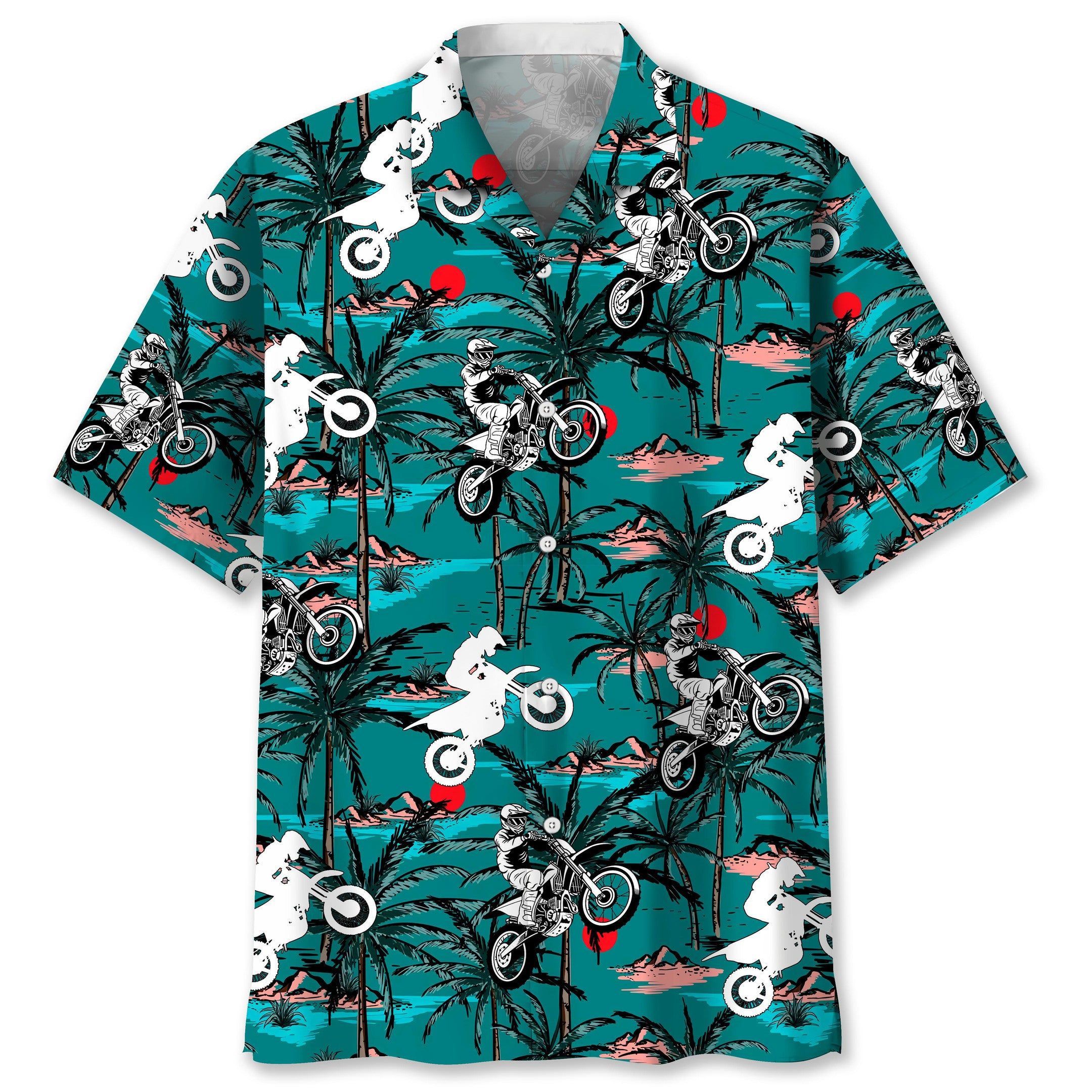 Motocross Vintage Trendy Hawaiian Shirt