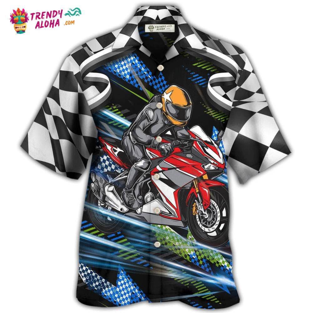 Motorbike Dog I Like Dogs And Motogp Hawaiian Shirt – Trendy Aloha