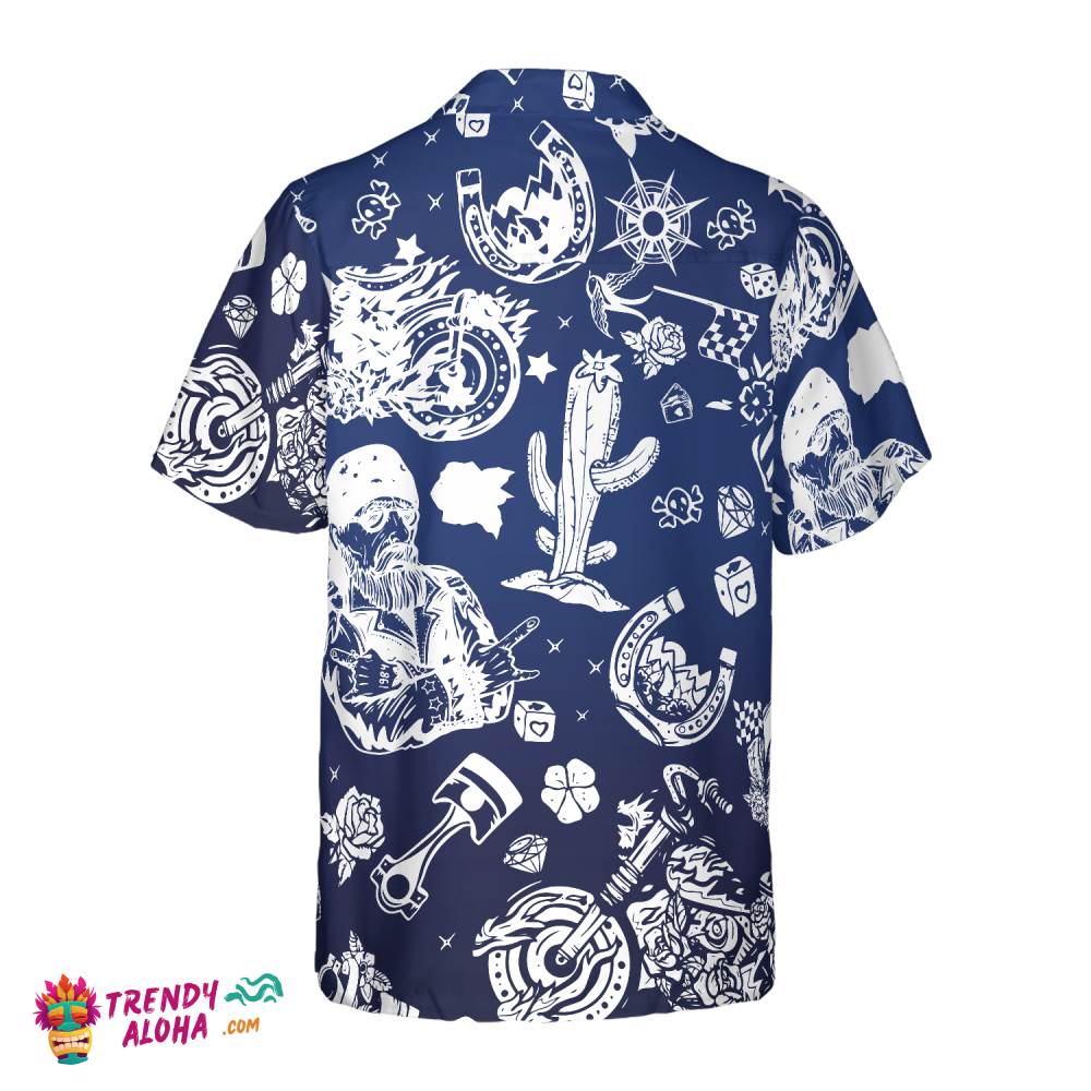 Motorbike Lover Motorcyle Hawaiian Shirt, Motorcycle Shirts For Men And Women