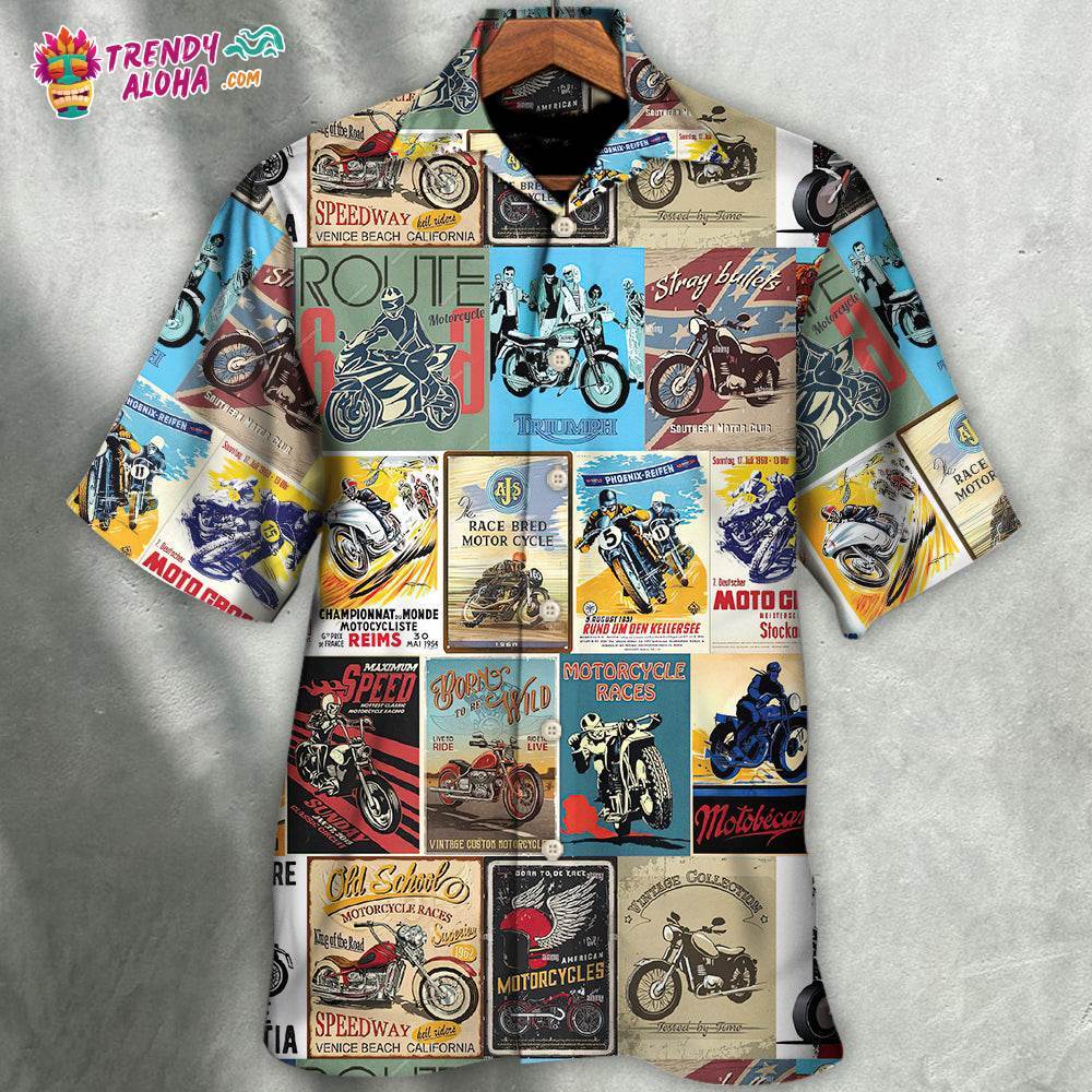 Motorcycle A Long Ride Is The Answer To Your Questions You Will Soon Forget Hawaiian Shirt – Trendy Aloha