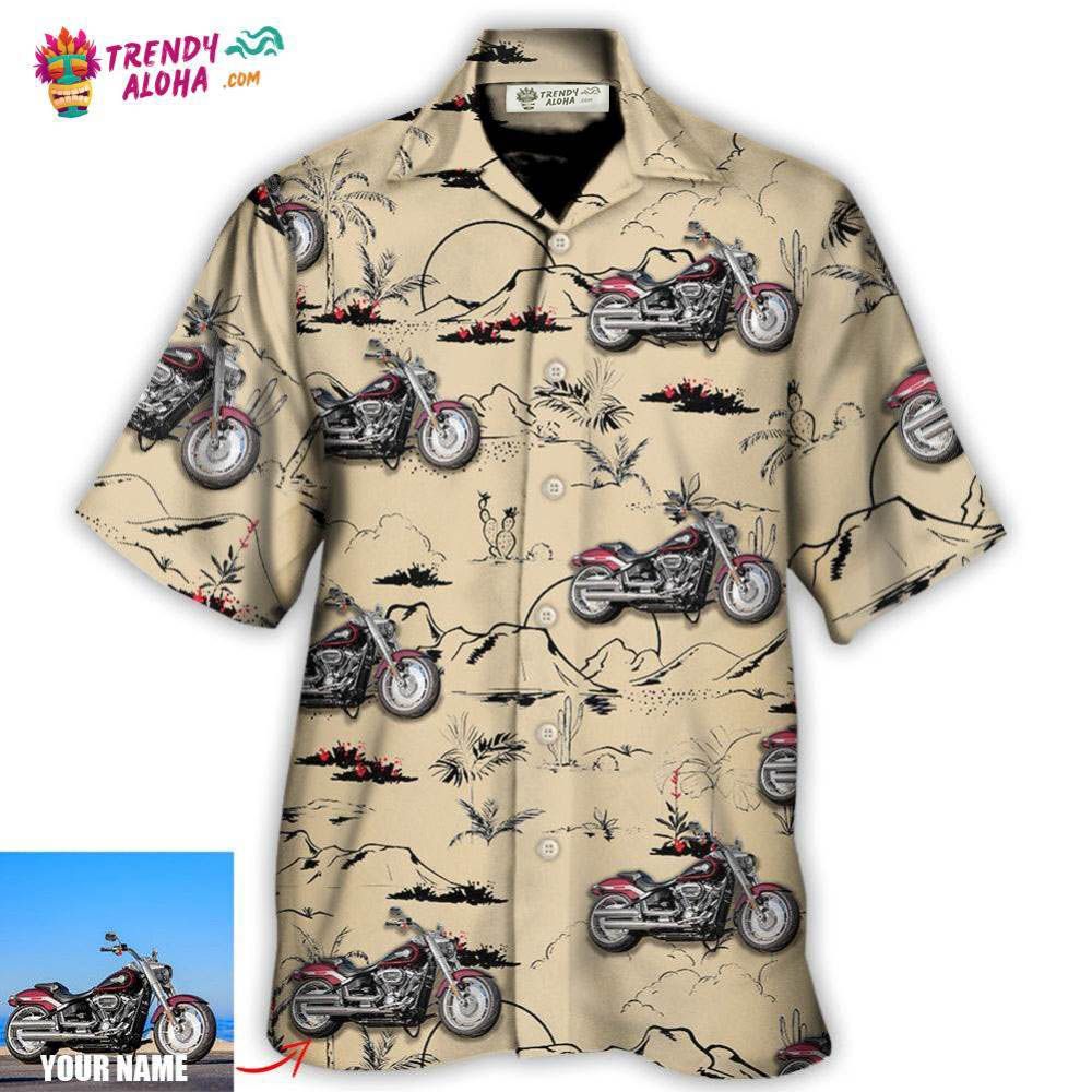 Motorcycle Desert Catus Mountain Flower Custom Photo Hawaiian Shirt – Trendy Aloha Motorcycle Desert Catus Mountain Flower Custom Photo Hawaiian Shirt – Trendy Aloha