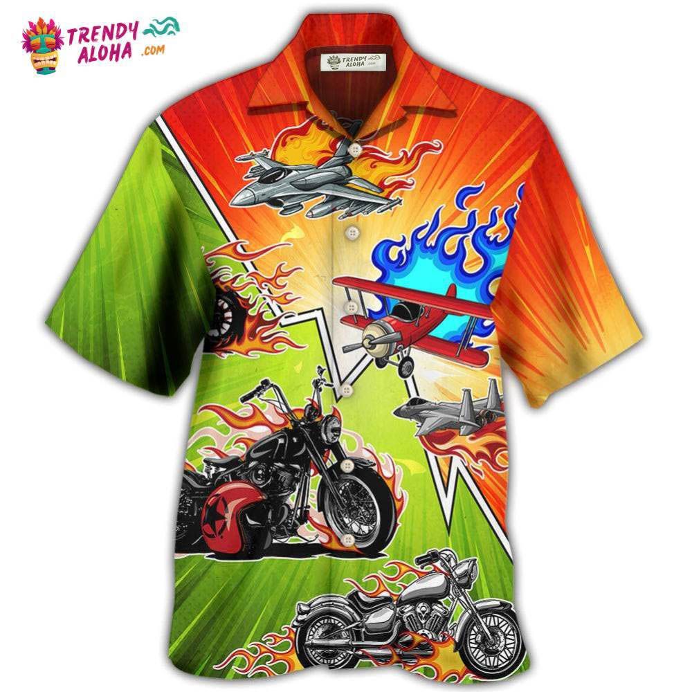 Motorcycle I Like Motorcycles And Airplanes Hawaiian Shirt – Trendy Aloha Motorcycle I Like Motorcycles And Airplanes Hawaiian Shirt – Trendy Aloha
