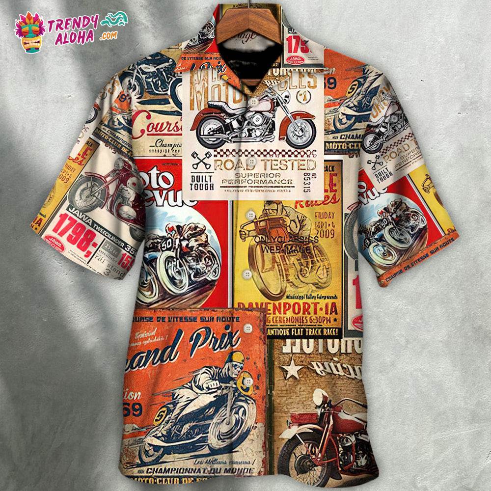 Motorcycle If You Can Still Hear Your Fears, Drop A Gear Hawaiian Shirt – Trendy Aloha