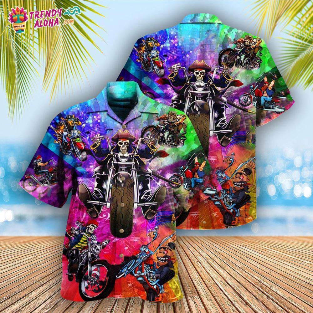 Motorcycle It’S Never Late To Take A Ride Hawaiian Shirt – Trendy Aloha