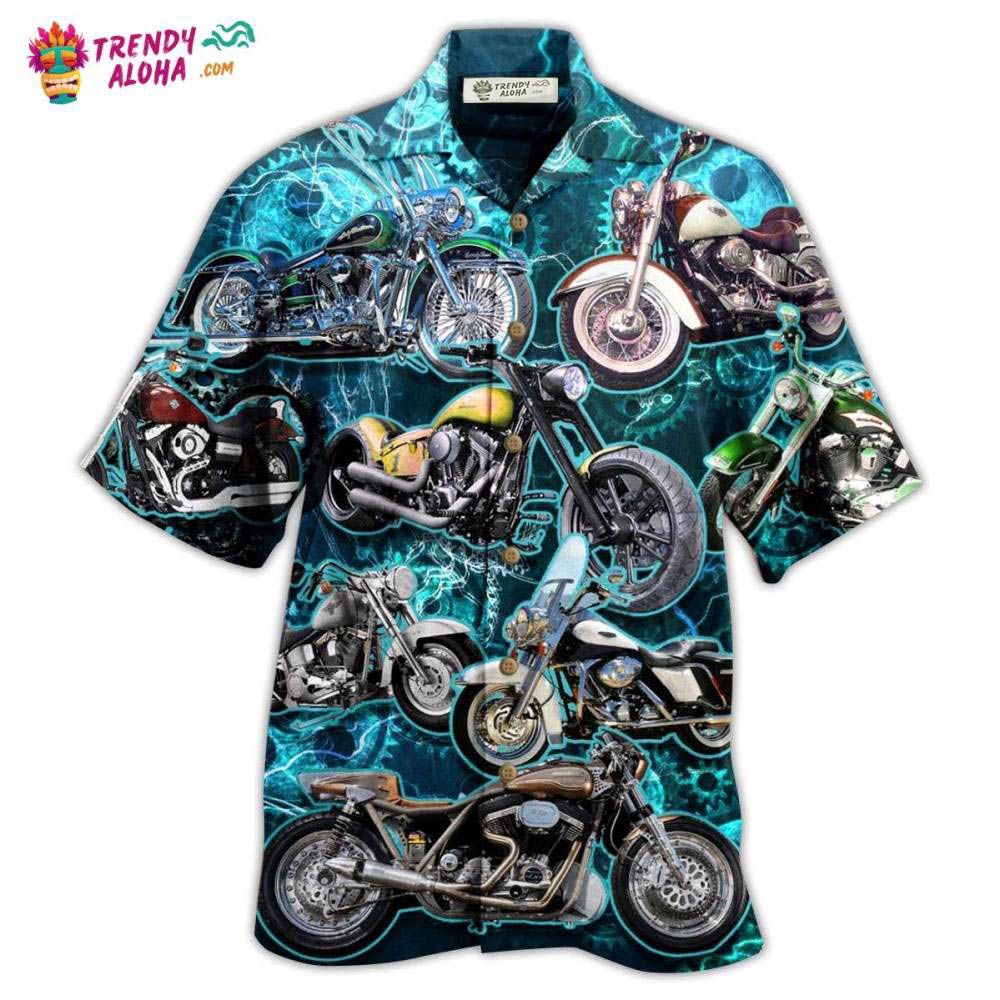 Motorcycle Love Life Blue Style Hawaiian Shirt – Trendy Aloha Motorcycle Love Life Blue Style Hawaiian Shirt – Trendy Aloha