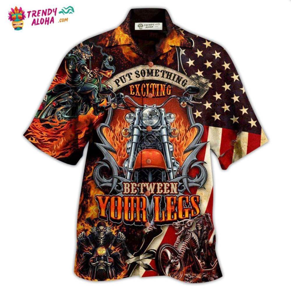 Motorcycle Put Something Exciting Between Your Legs Fire Style Hawaiian Shirt – Trendy Aloha Motorcycle Put Something Exciting Between Your Legs Fire Style Hawaiian Shirt – Trendy Aloha
