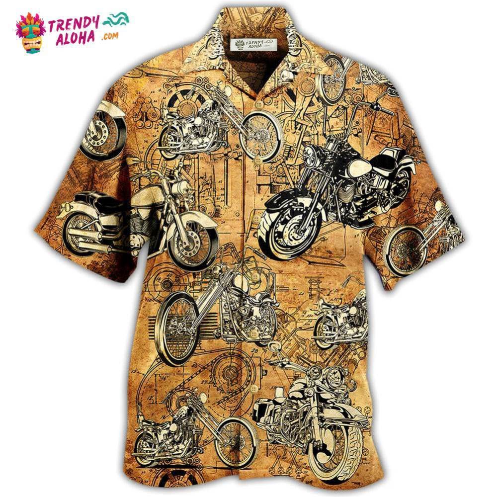 Motorcycle Vintage I’m Cool Hawaiian Shirt – Trendy Aloha