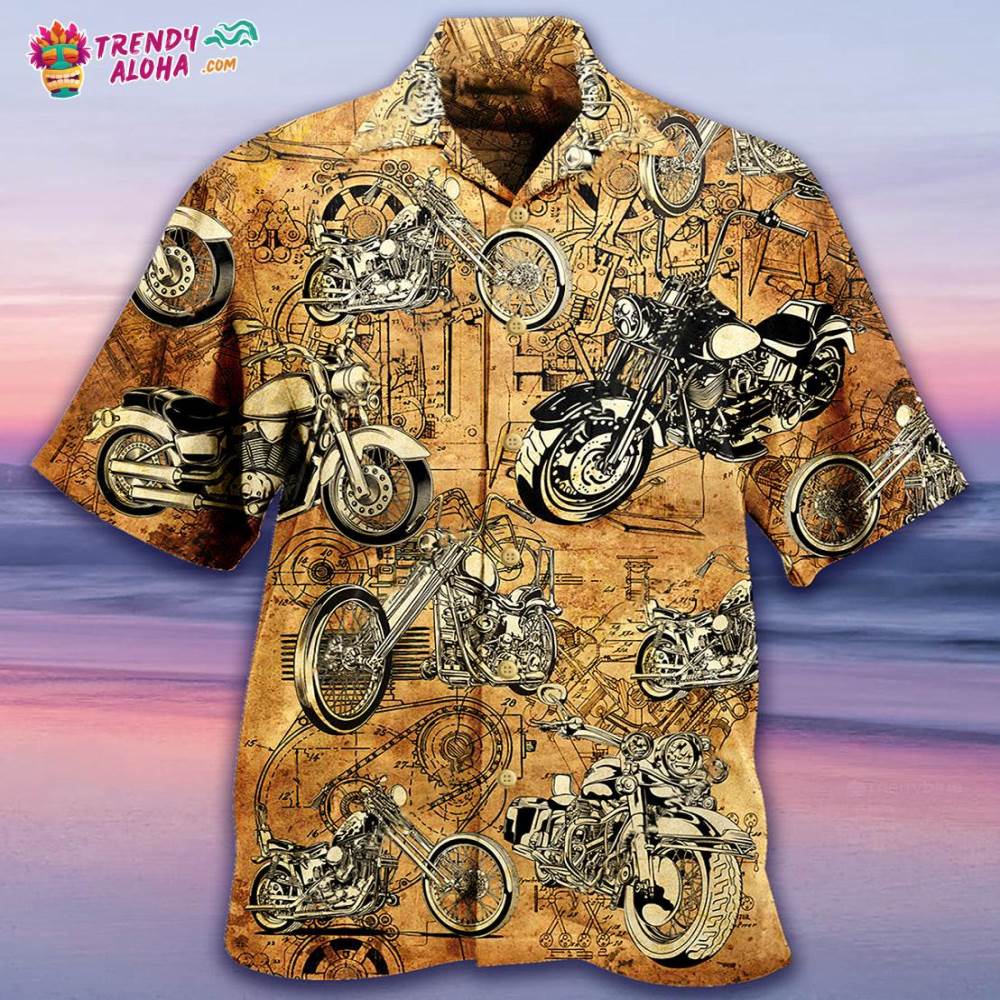 Motorcycle Vintage I’m Cool Hawaiian Shirt – Trendy Aloha