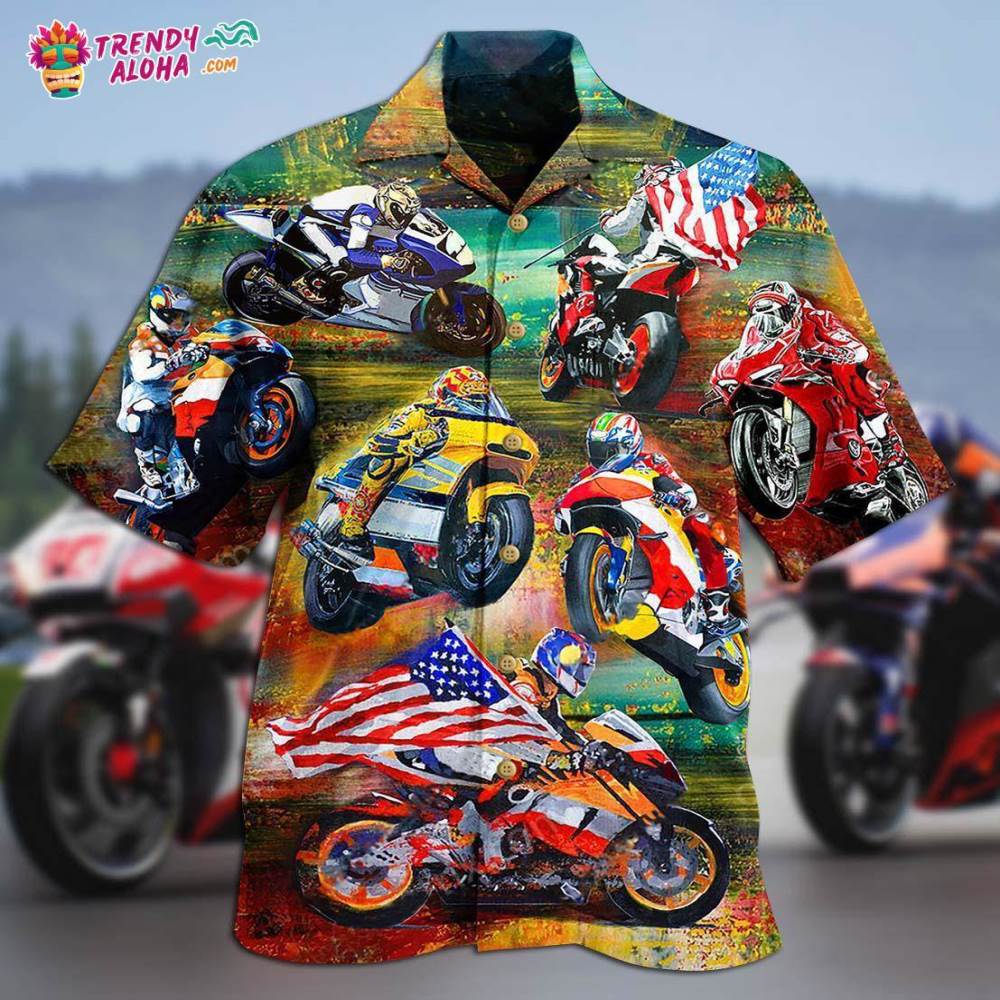 Motorsport Racing America Hawaiian Shirt – Trendy Aloha