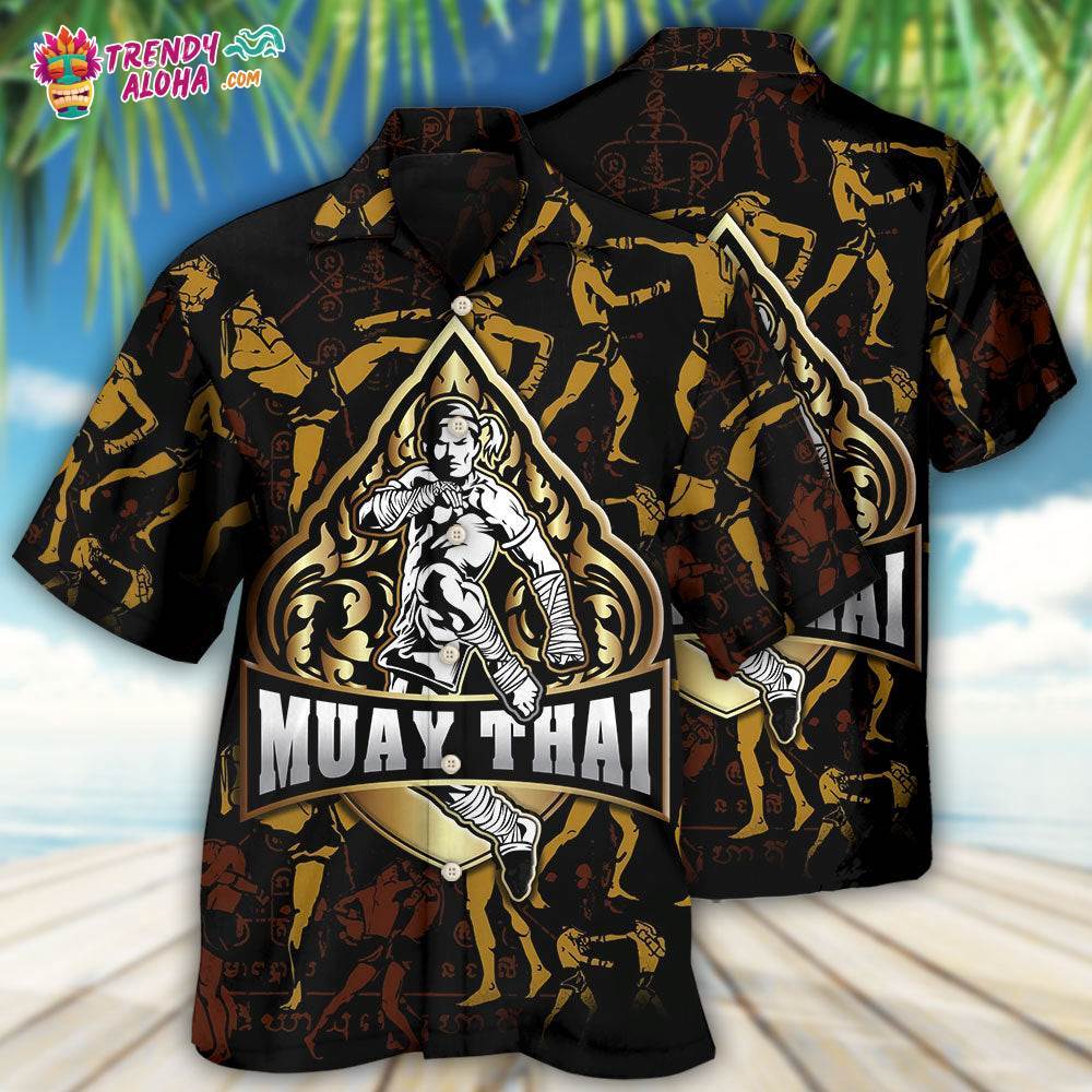 Muay Thai Cool Hawaiian Shirt – Trendy Aloha