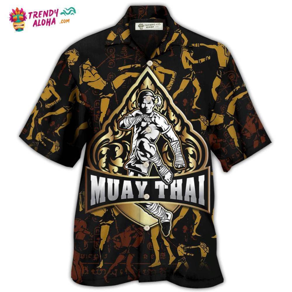 Muay Thai Cool Hawaiian Shirt – Trendy Aloha