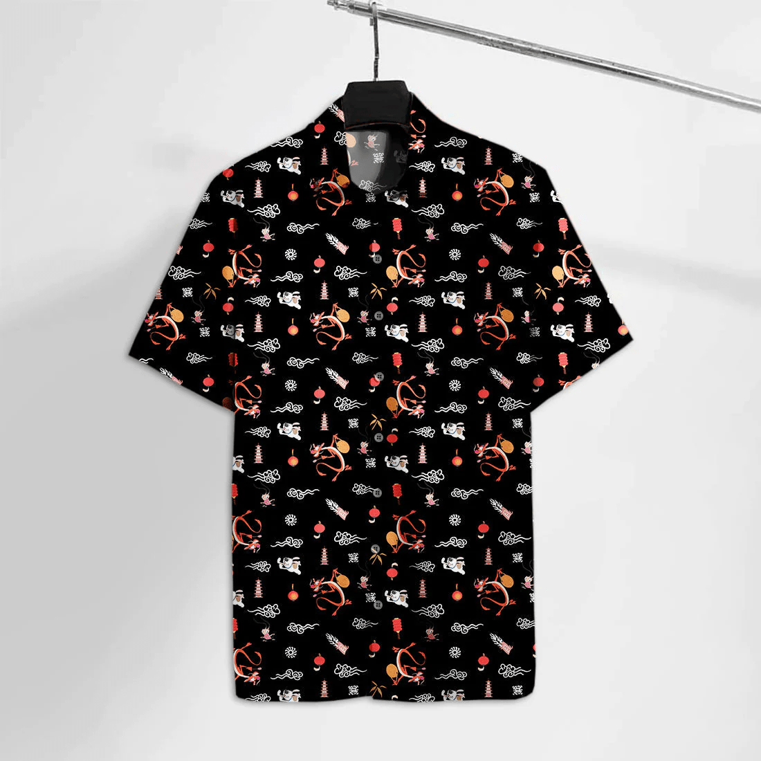 Mulan Hawaiian Shirt Mulan Mushu Dragon Cri-Kee Hawaii Tshirt Amazing High Quality Dn Aloha Shirt