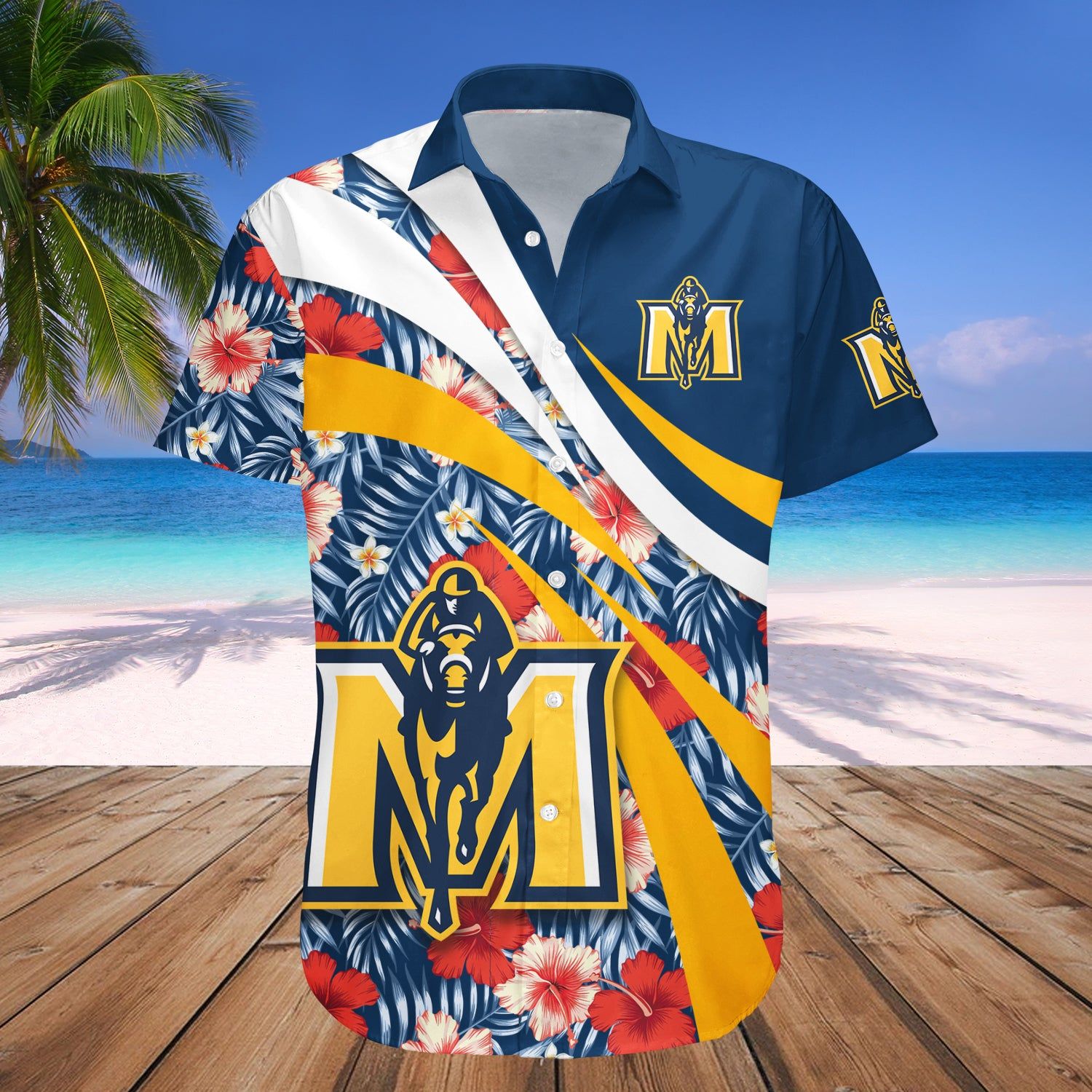 Murray State Racers Hawaii Shirt Hibiscus Sport Style – NCAA