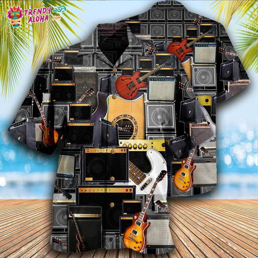 Music Control A Big Amplifier As Control An Elephant Hawaiian Shirt – Trendy Aloha