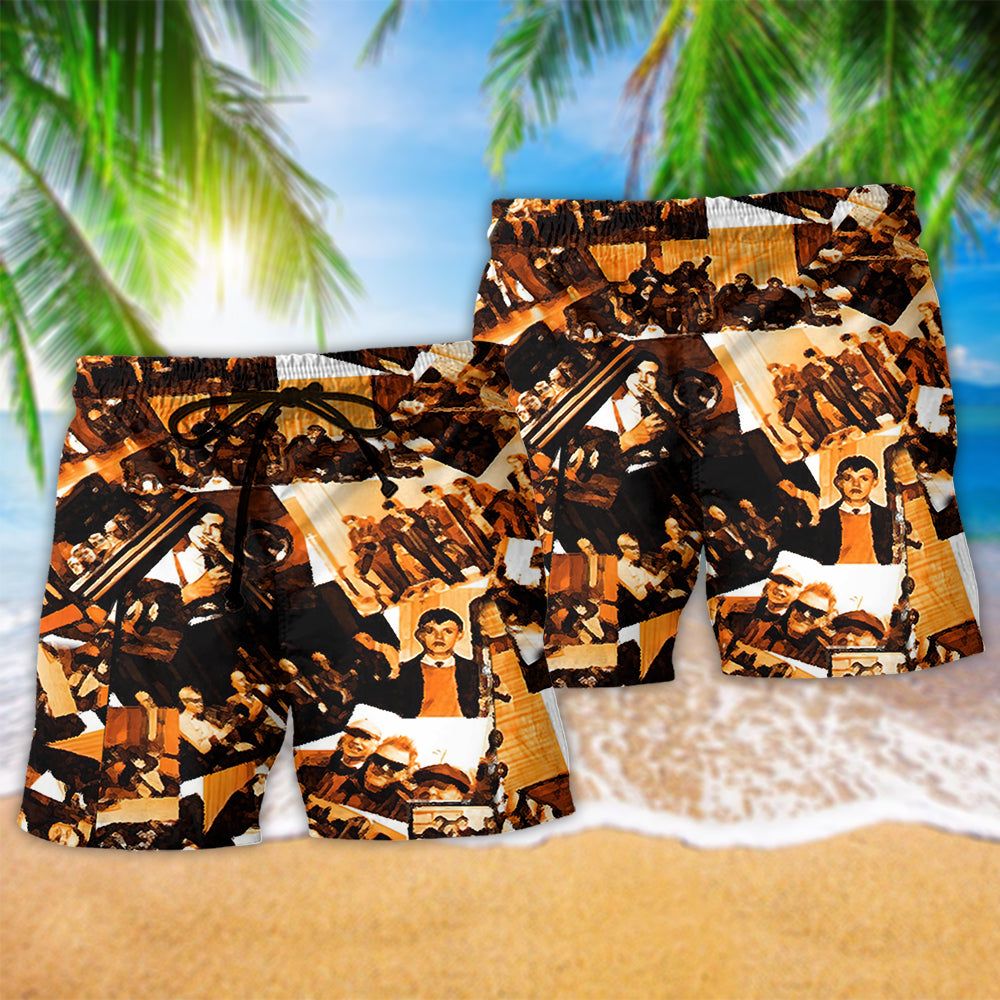 Music Customer Band Old Retro Trendy Aloha Hawaiian Beach Shorts