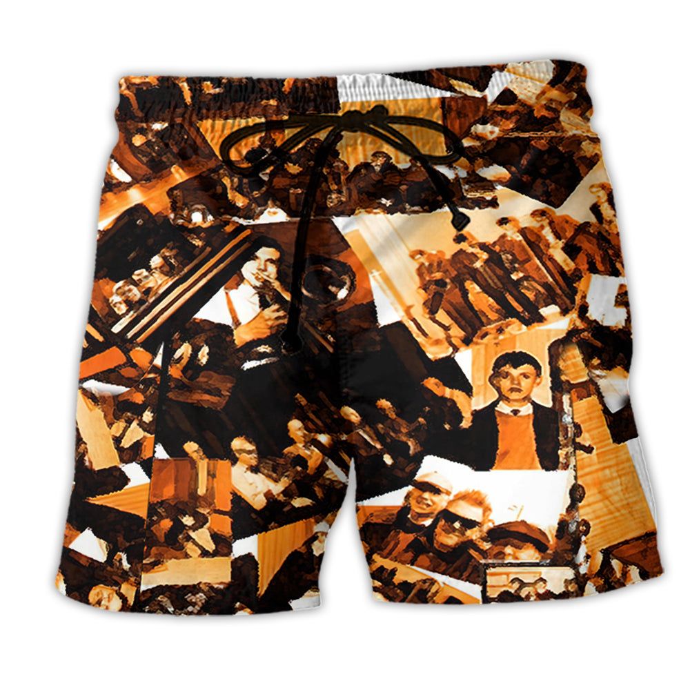 Music Customer Band Old Retro Trendy Aloha Hawaiian Beach Shorts Music Customer Band Old Retro Trendy Aloha Hawaiian Beach Shorts