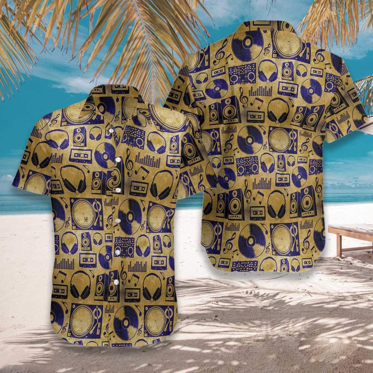 Music Dj Vintage Trendy Hawaiian Shirt