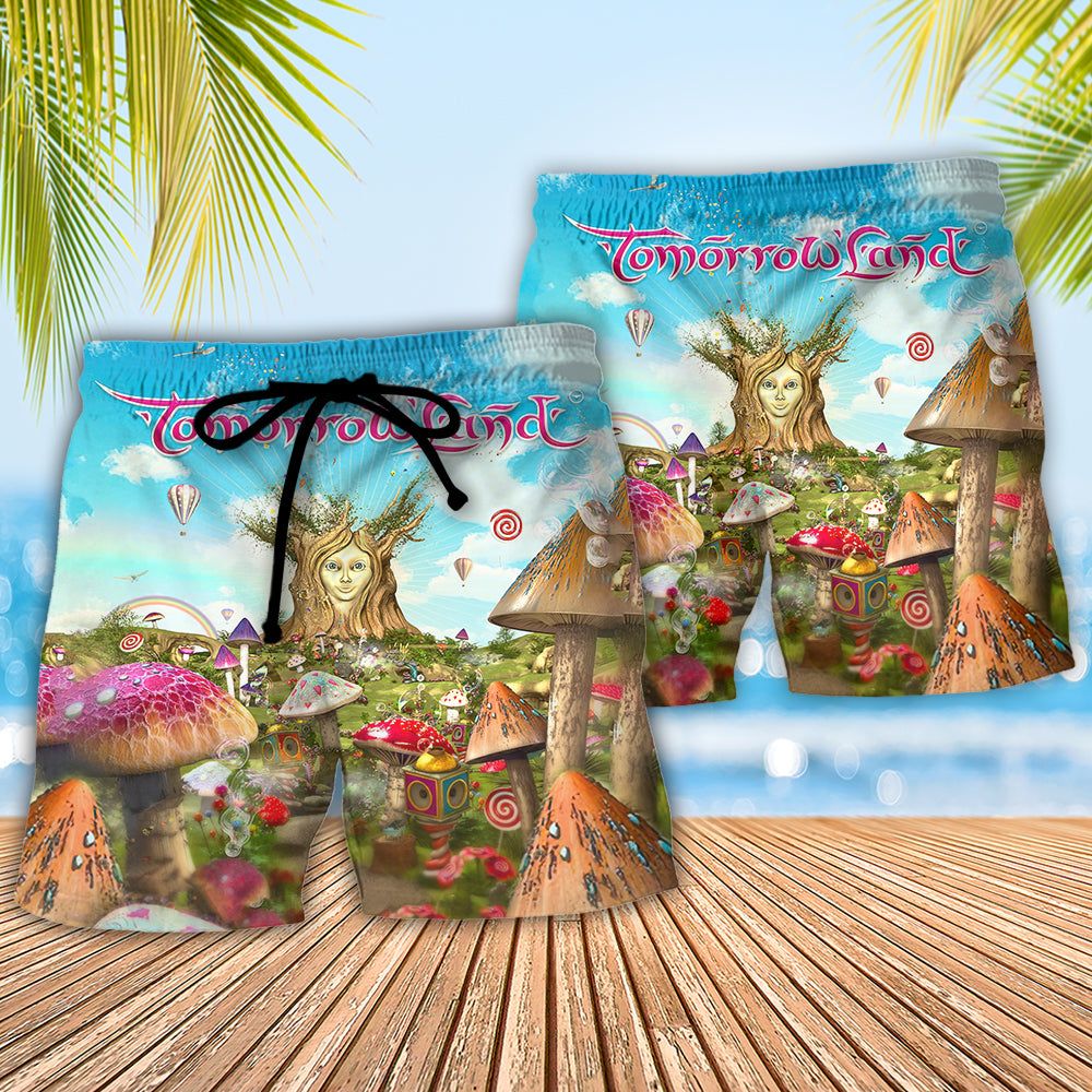 Music Event Tomorrowland Festival Wonderland Trendy Aloha Hawaiian Beach Shorts