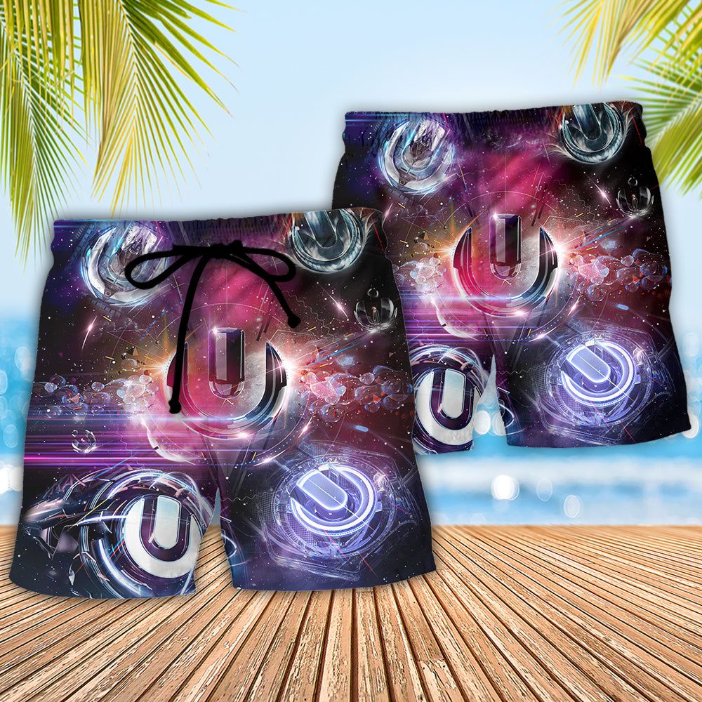 Music Event Ultra Music Festival Trendy Aloha Hawaiian Beach Shorts
