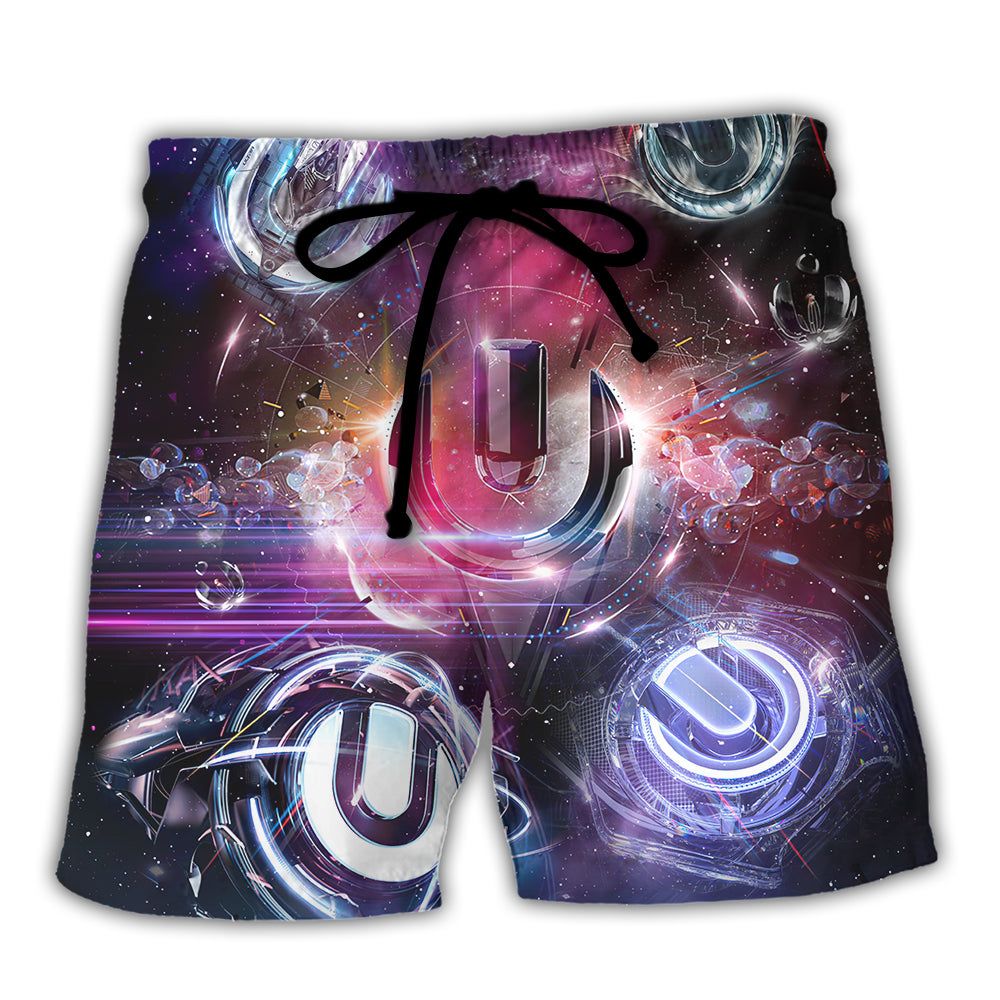 Music Event Ultra Music Festival Trendy Aloha Hawaiian Beach Shorts Music Event Ultra Music Festival Trendy Aloha Hawaiian Beach Shorts
