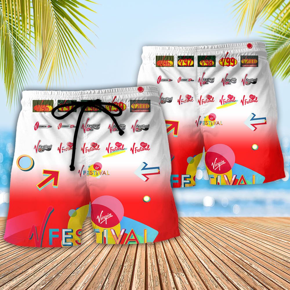 Music Event V Festival The Pop And Rock Festivals “It Was Time For A Refresh” Trendy Aloha Hawaiian Beach Shorts