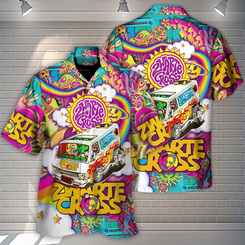 Music Event Zwarte Cross Follow The Beat Hippie Style Hawaiian Shirt