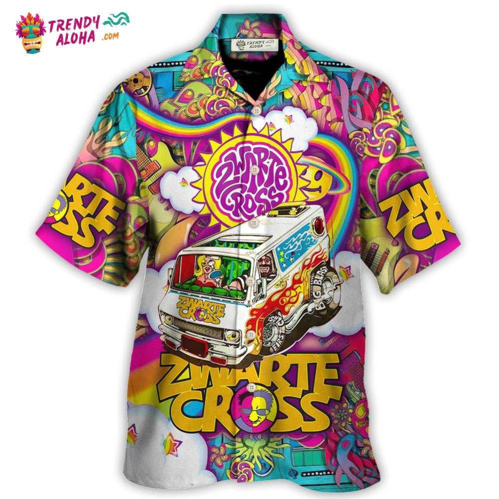 Music Event Zwarte Cross Follow The Beat Hippie Style Hawaiian Shirt – Trendy Aloha