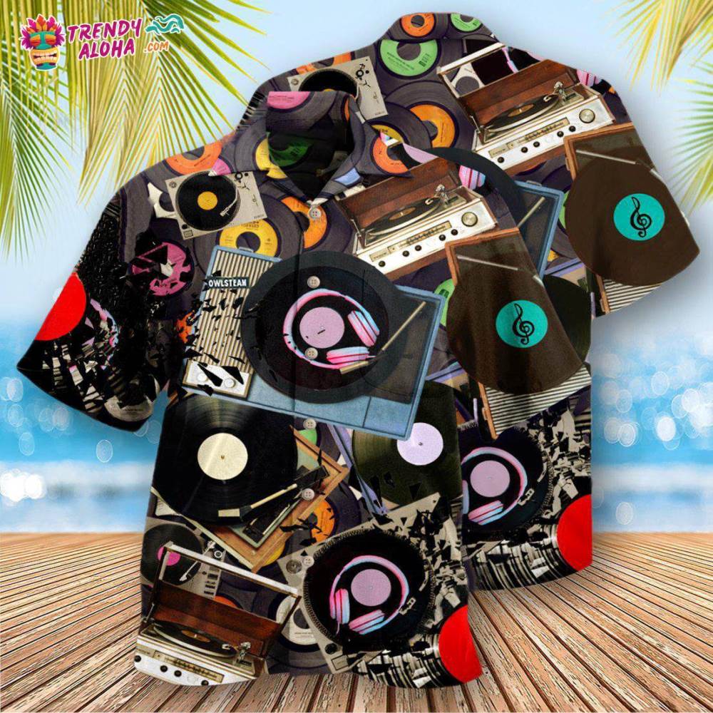 Music Every Sha-La-La Melody On Record Players Hawaiian Shirt – Trendy Aloha
