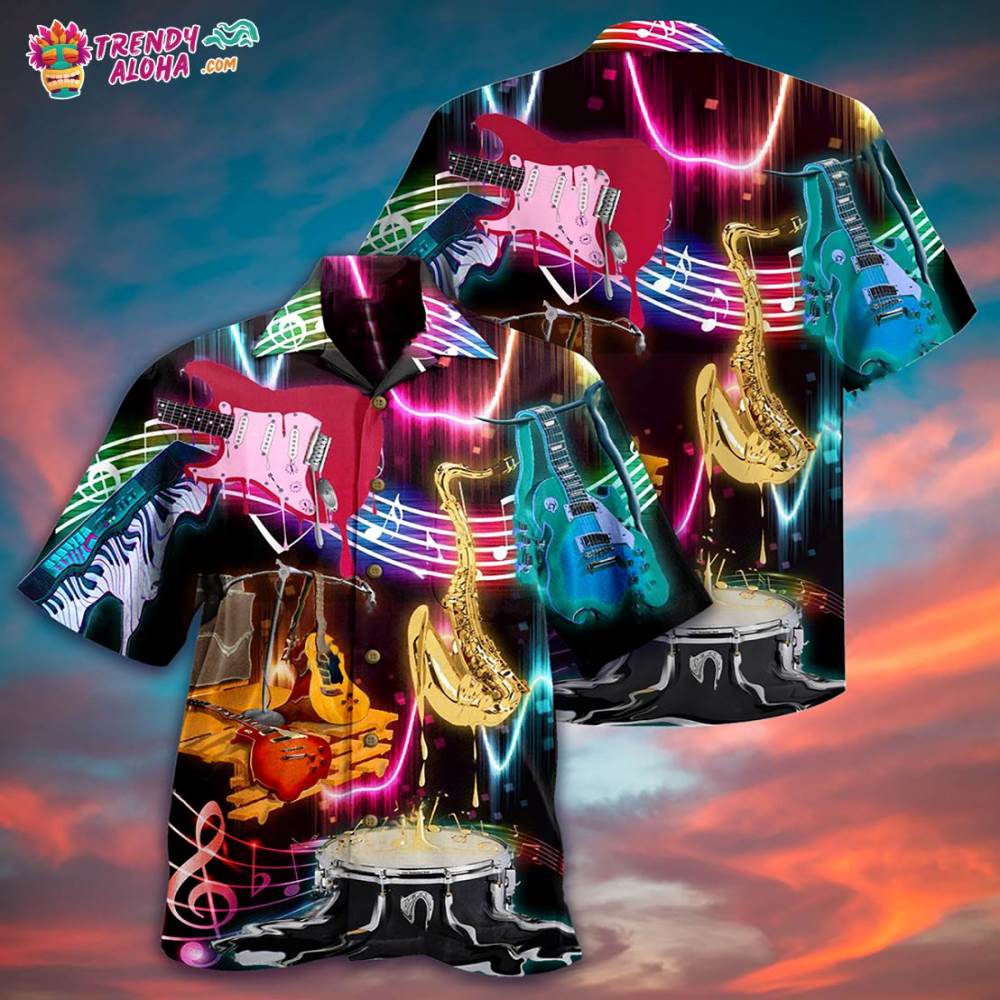 Music In My Heart Hawaiian Shirt – Trendy Aloha
