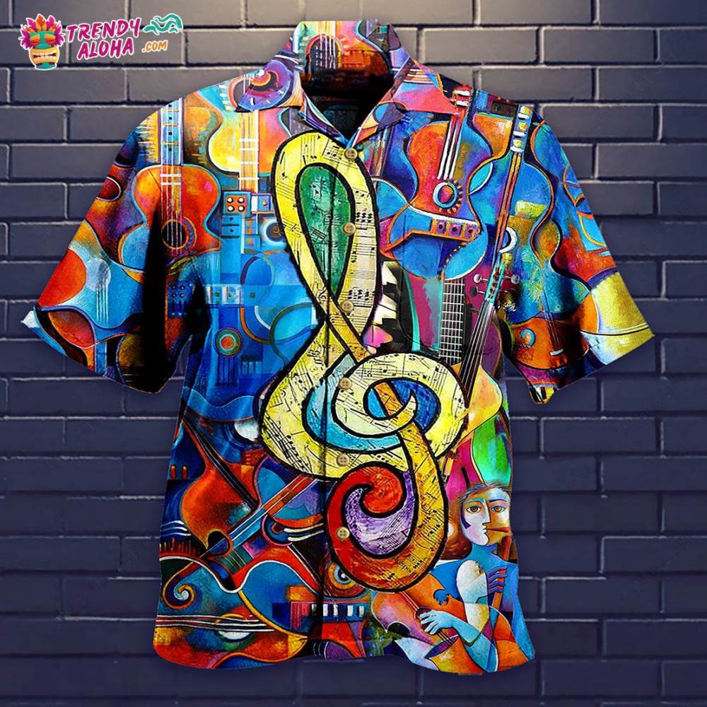 Music Love Live Life Style Hawaiian Shirt – Trendy Aloha