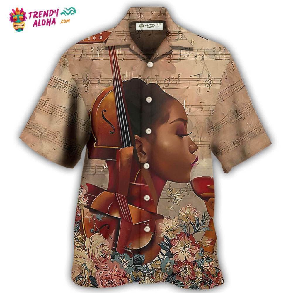 Music Lover Easily Distracted By Music And Wine Hawaiian Shirt – Trendy Aloha