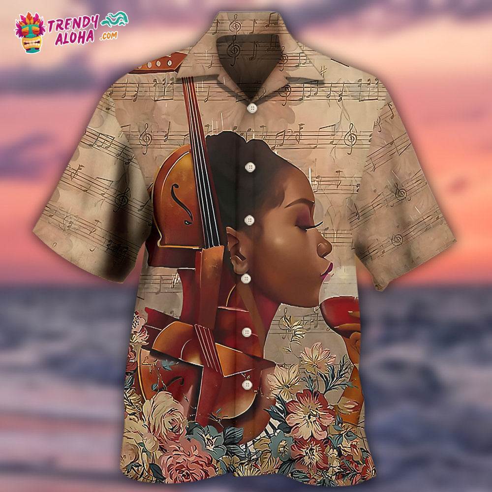 Music Lover Easily Distracted By Music And Wine Hawaiian Shirt – Trendy Aloha