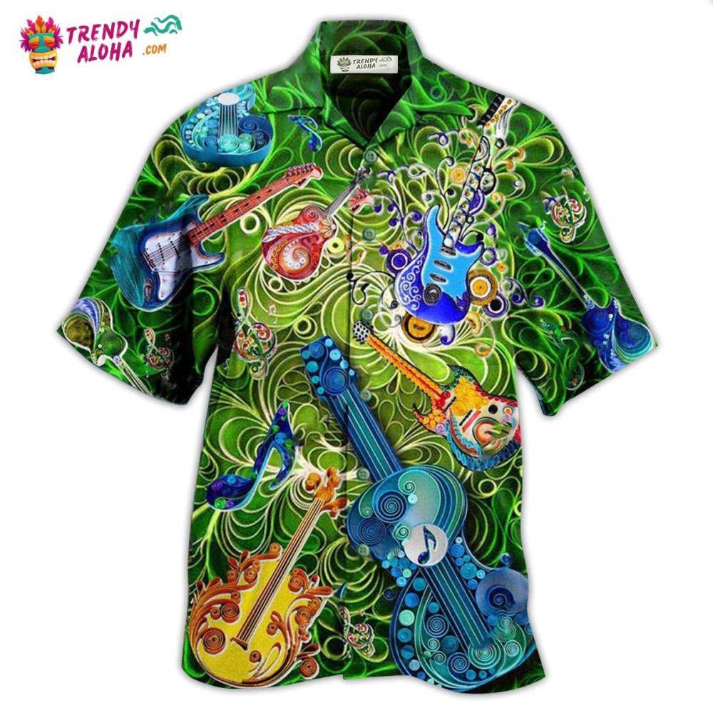 Music Melody Of Time Guitar It Is Magic Hawaiian Shirt – Trendy Aloha