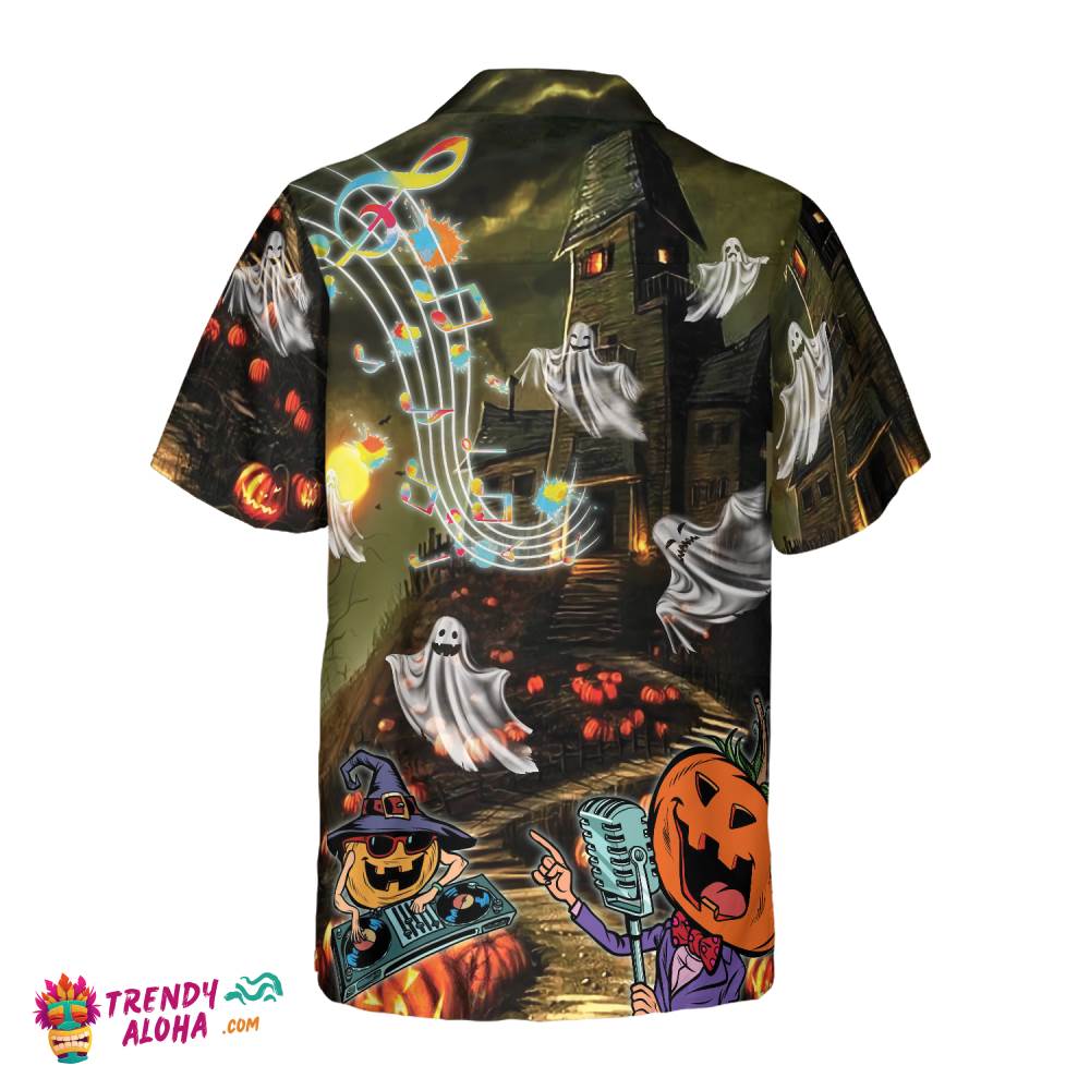Music Night Halloween Hawaiian Shirt, Halloween Shirt For Men And Women