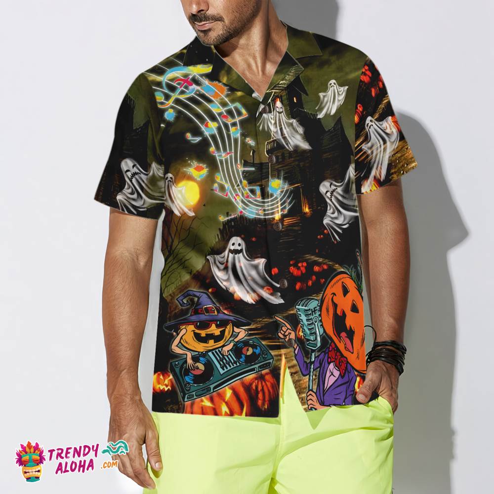 Music Night Halloween Hawaiian Shirt, Halloween Shirt For Men And Women