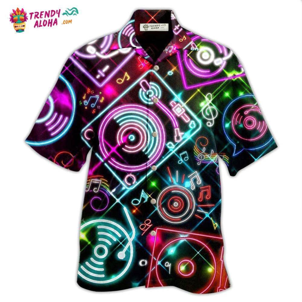 Music Record Player In Memory Hawaiian Shirt – Trendy Aloha Music Record Player In Memory Hawaiian Shirt – Trendy Aloha