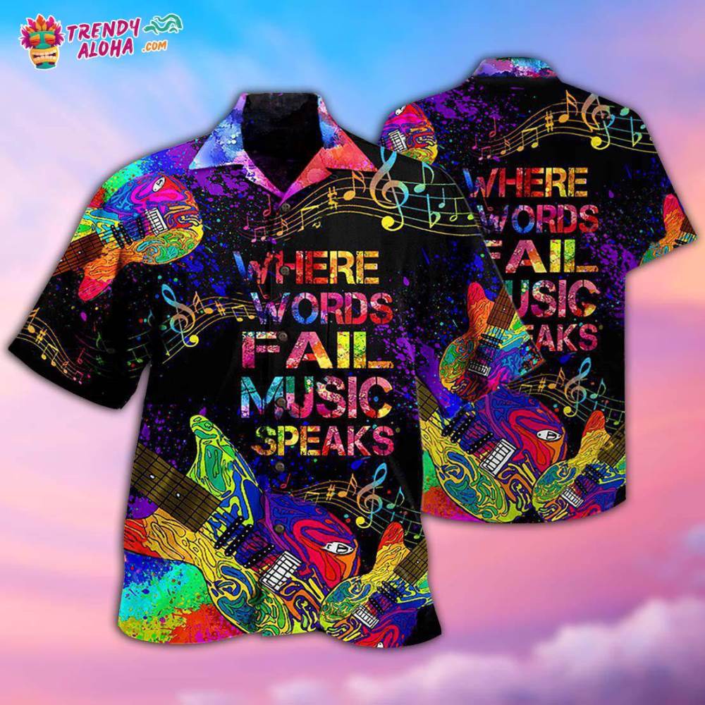Music Speaks Style Hawaiian Shirt – Trendy Aloha