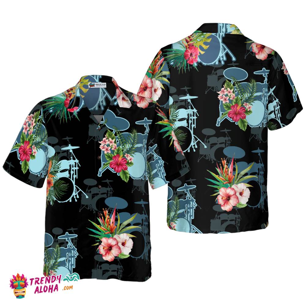 Musical Instrument Drums Hawaiian Shirt Musical Instrument Drums Hawaiian Shirt